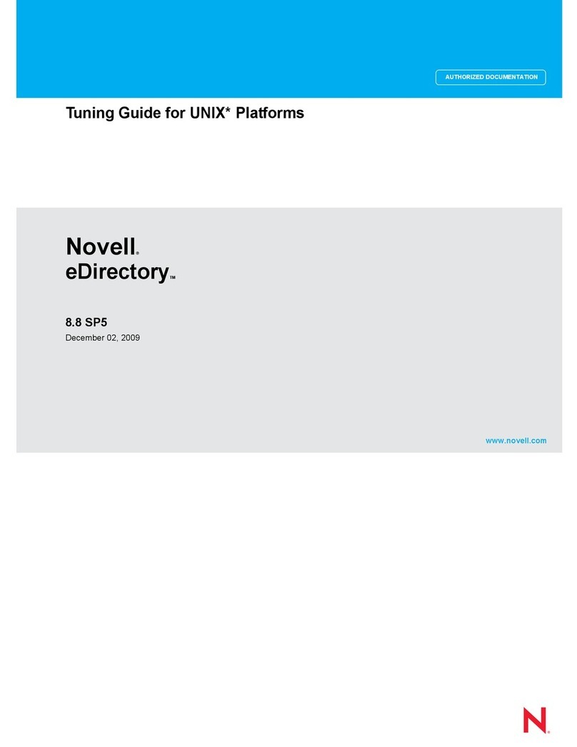 Novell EDIRECTORY 8.8 SP5 - TUNING GUIDE FOR UNIX... Tuning guide