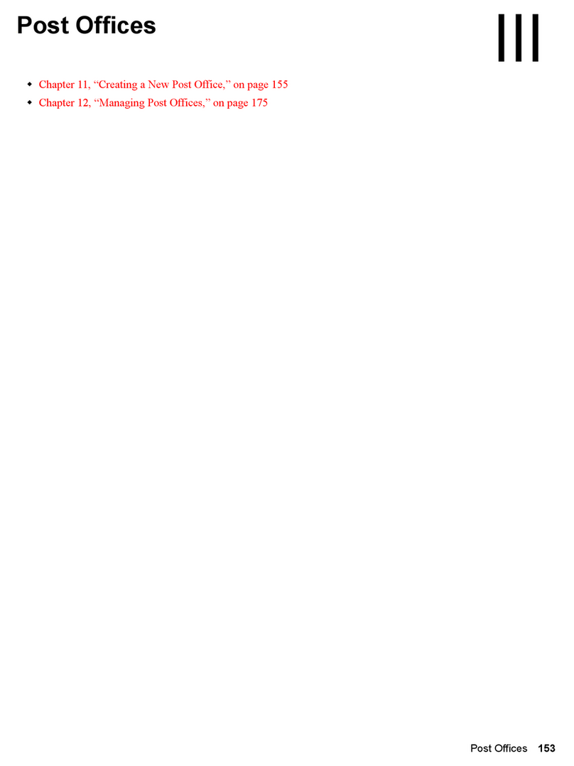 Novell GROUPWISE 7 - POST OFFICES User manual