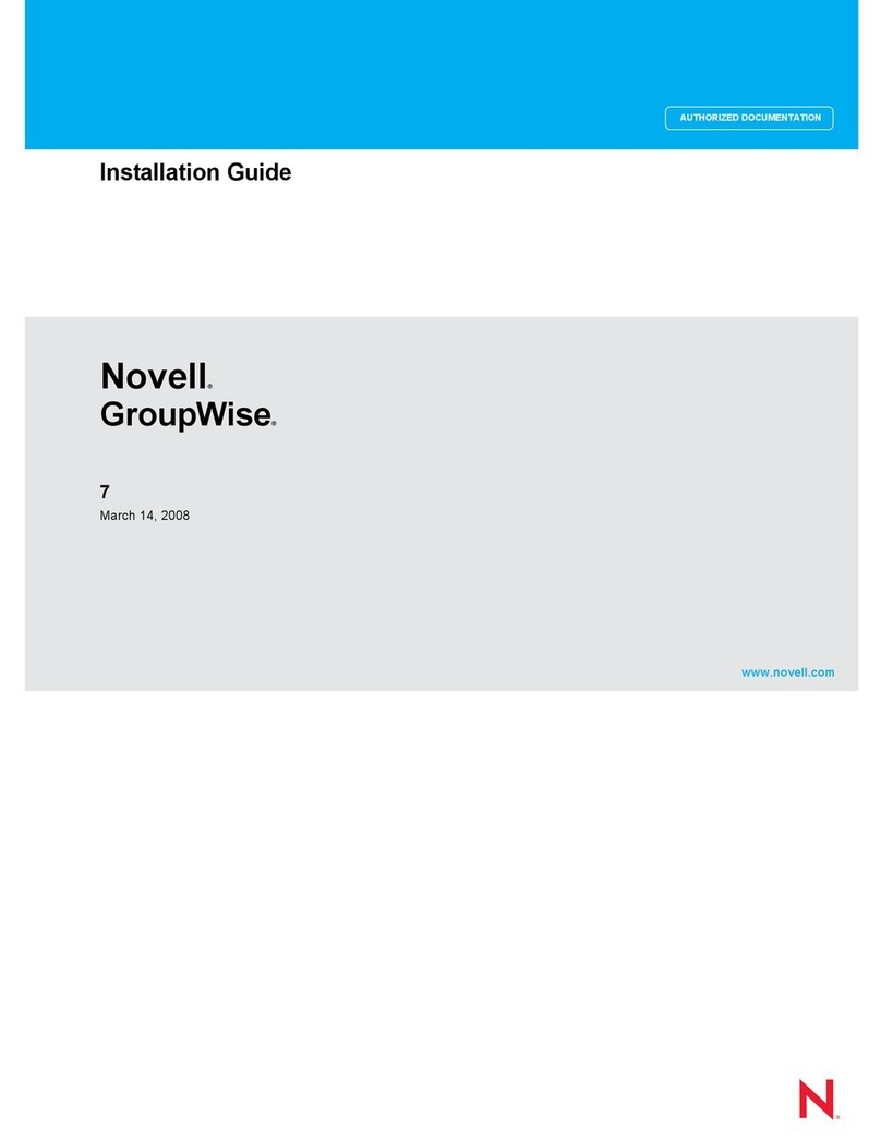 Novell GROUPWISE 7 - SECURITY POLICIES installation guide Novell GROUPWISE 7 - SECURITY POLICIES installation guide