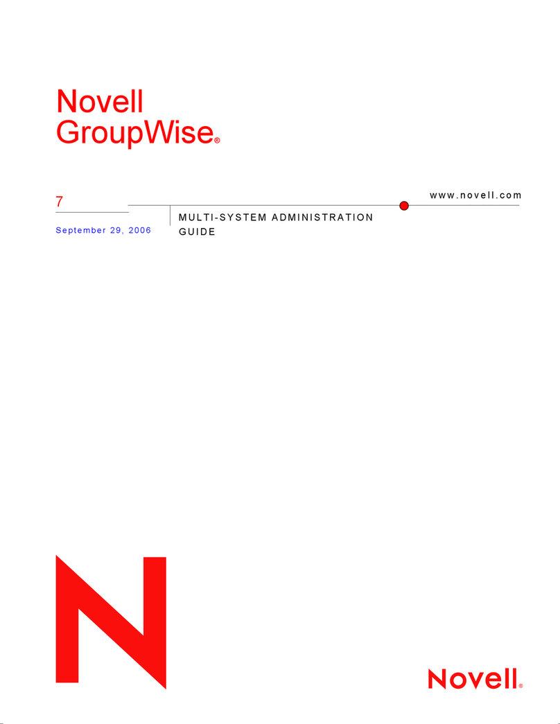 Novell GROUPWISE 7 - MULTI-SYSTEM ADMINISTRATION User manual