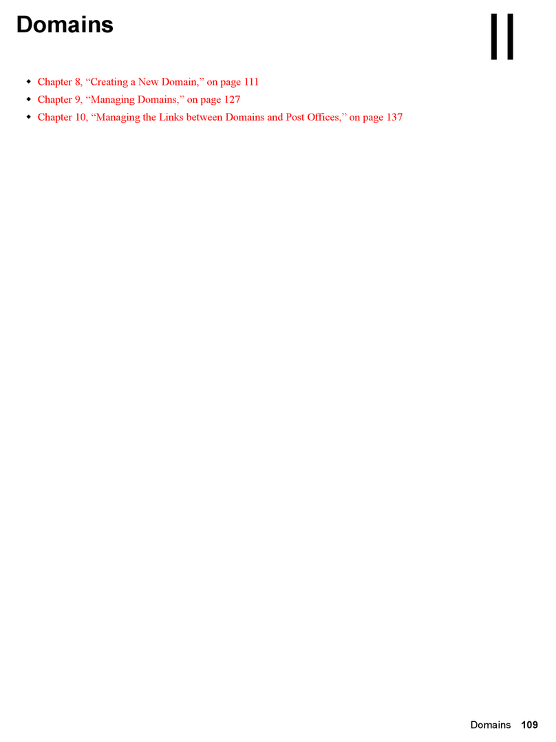 Novell GROUPWISE 7 - DOMAINS User manual