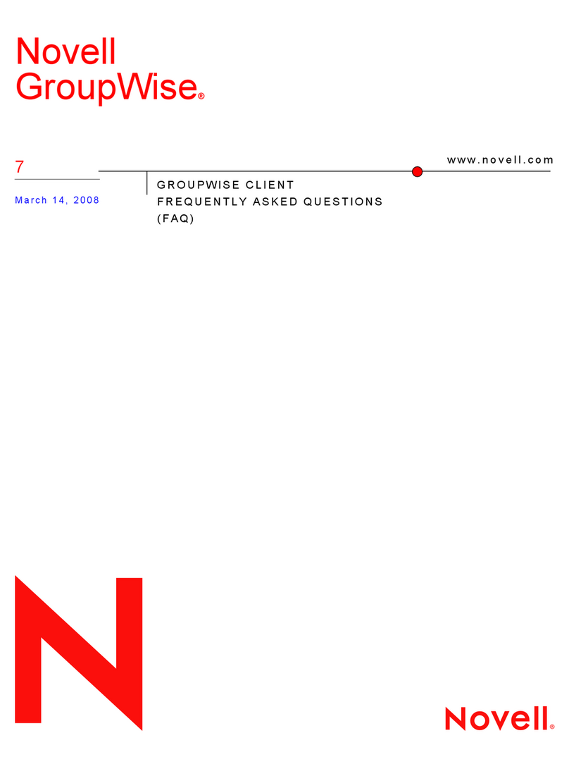 Novell GROUPWISE 7 - SECURITY POLICIES manual