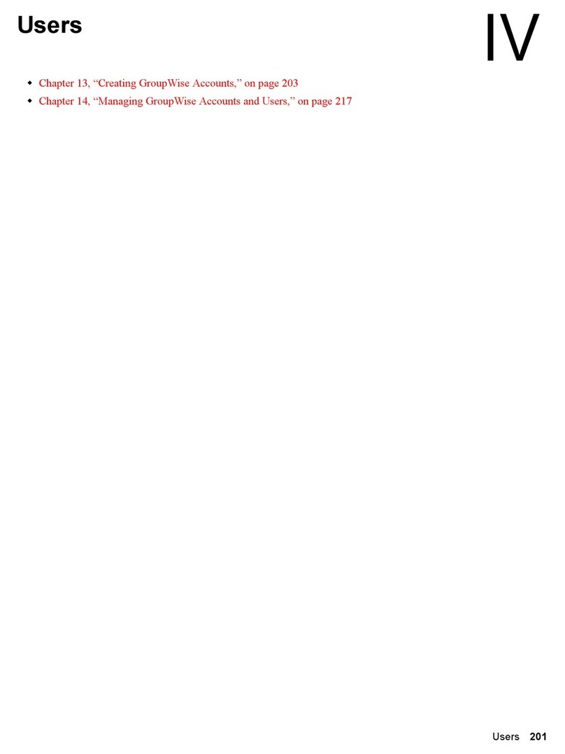 Novell GROUPWISE 7 - USERS User manual