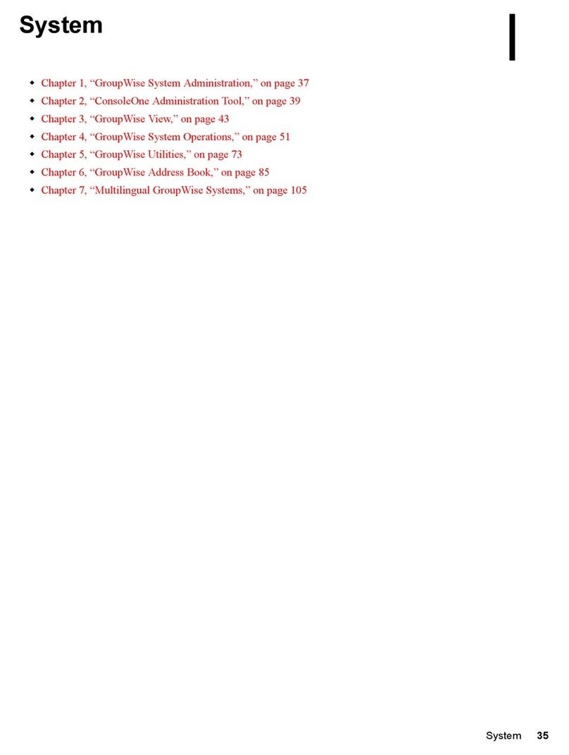 Novell GROUPWISE 7 - SECURITY POLICIES User manual Novell GROUPWISE 7 - SECURITY POLICIES User manual