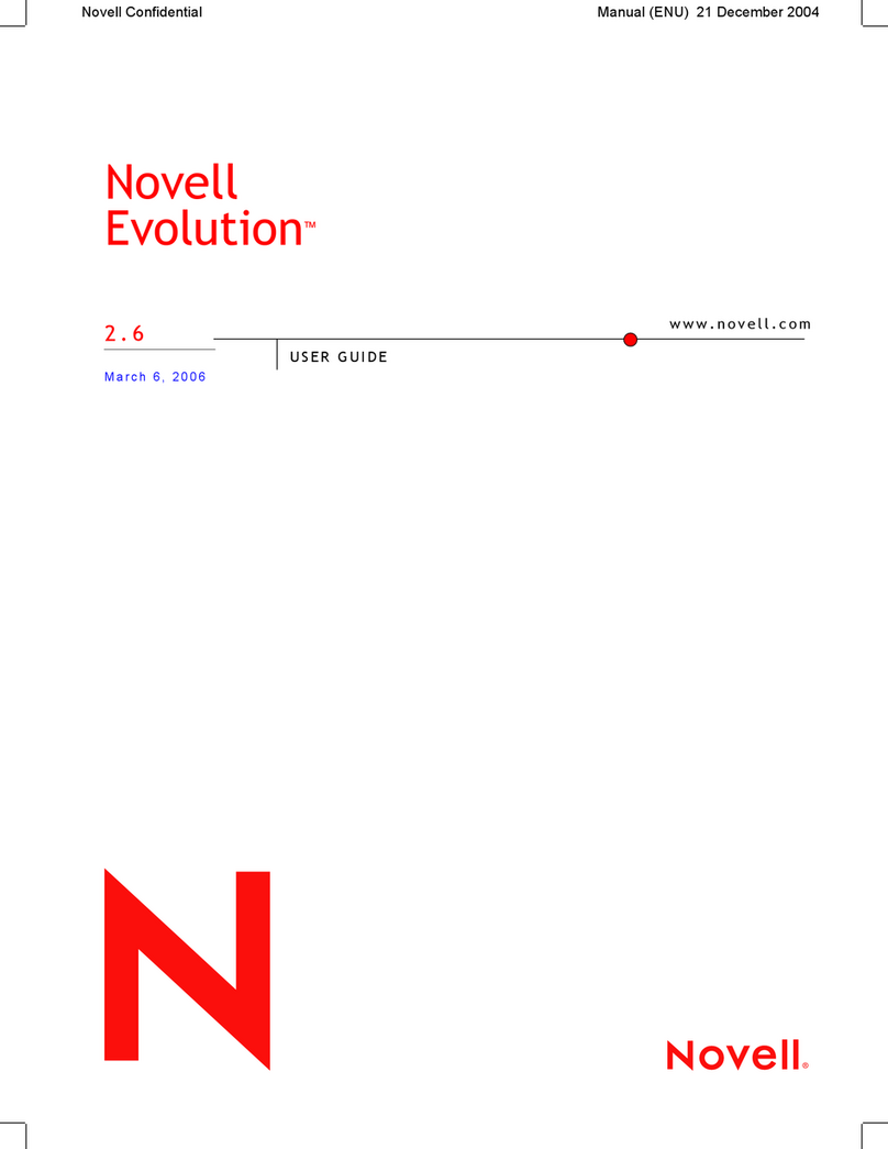 Novell EVOLUTION 2.6 manual