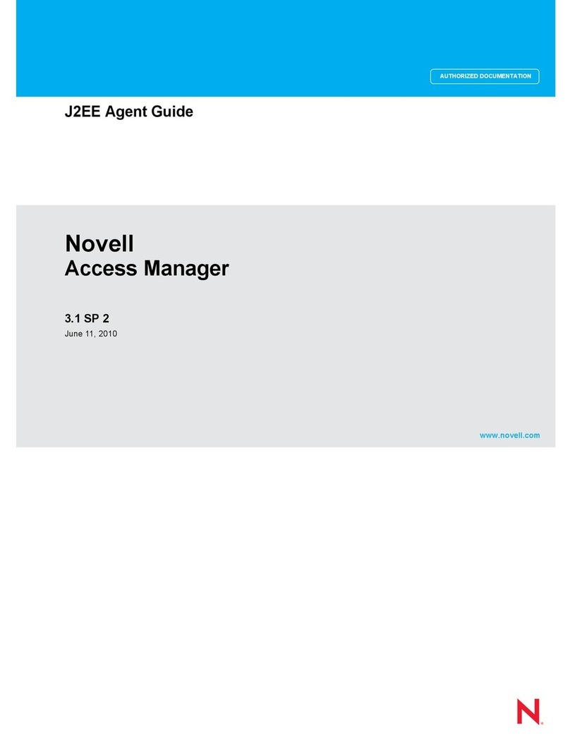Novell ACCESS MANAGER 3.1 SP2 - J2EE AGENT GUIDE... User manual