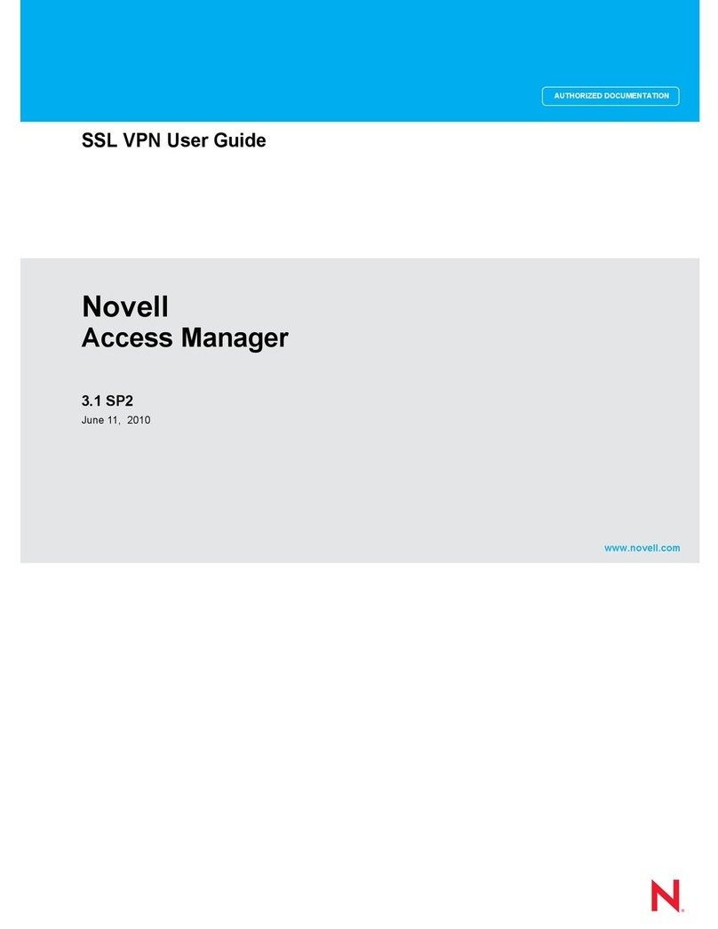 Novell ACCESS MANAGER 3.1 SP2 - SSL VPN USER GUIDE... User manual