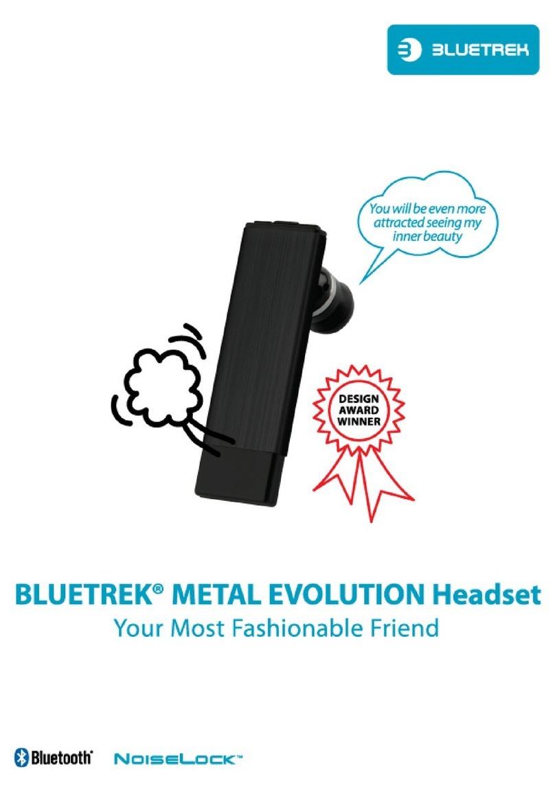 BlueTrek METAL EVOLUTION User manual