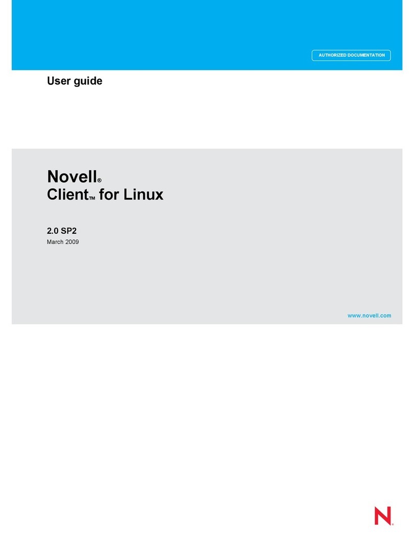 Novell CLIENT FOR LINUX 2.0 SP2 - 03-2009 User manual