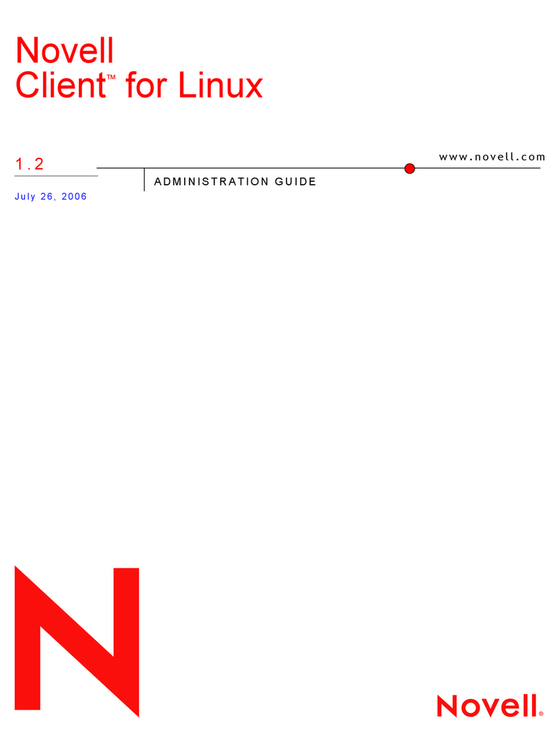 Novell CLIENT FOR LINUX 1.2 manual