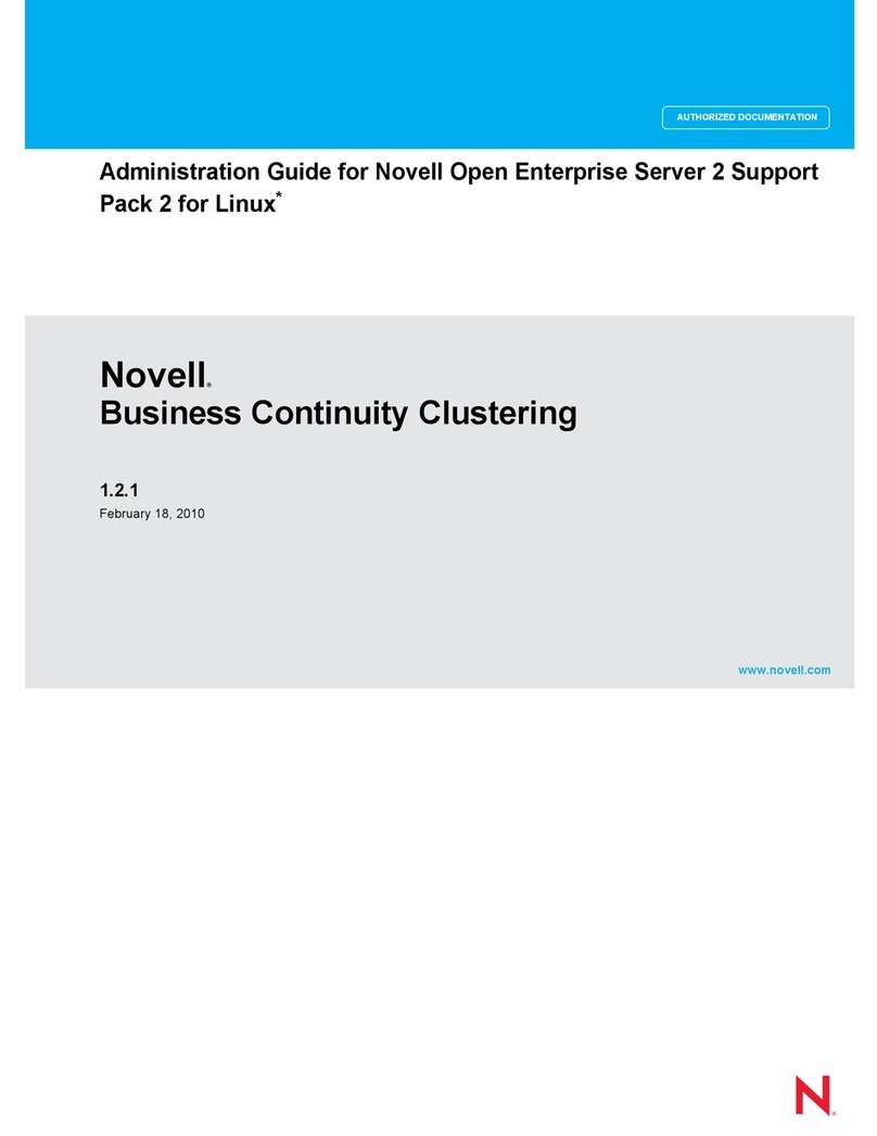 Novell BUSINESS CONTINUITY CLUSTERING 1.2.1 -... Administration guide Novell BUSINESS CONTINUITY CLUSTERING 1.2.1 -... Administration guide