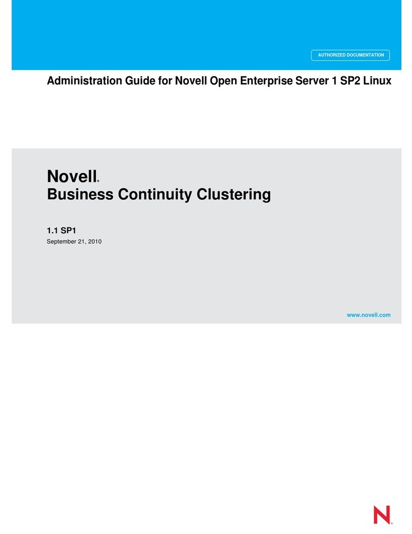 Novell BUSINESS CONTINUITY CLUSTERING 1.1 SP1 - 9-21-2010 ADMINISTRATION GUIDE FOR  OPEN ENTERPRISE SERVER 1 SP2... Administration guide
