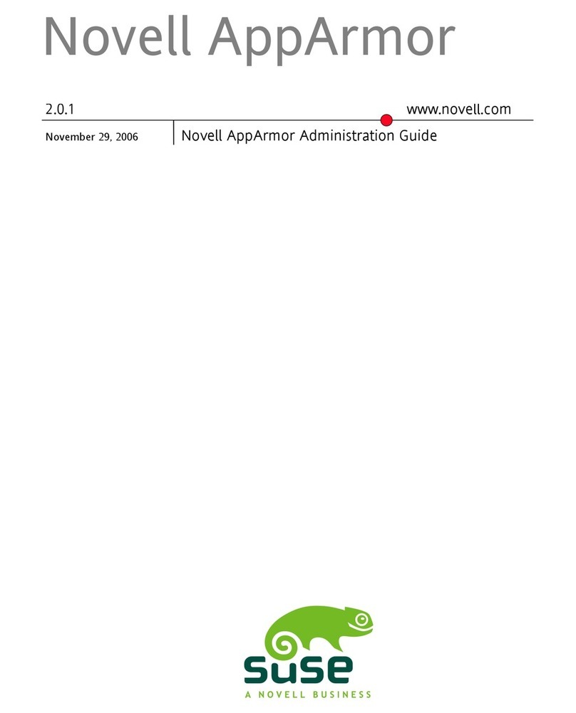 Novell APPARMOR 2.0.1 Instruction Manual