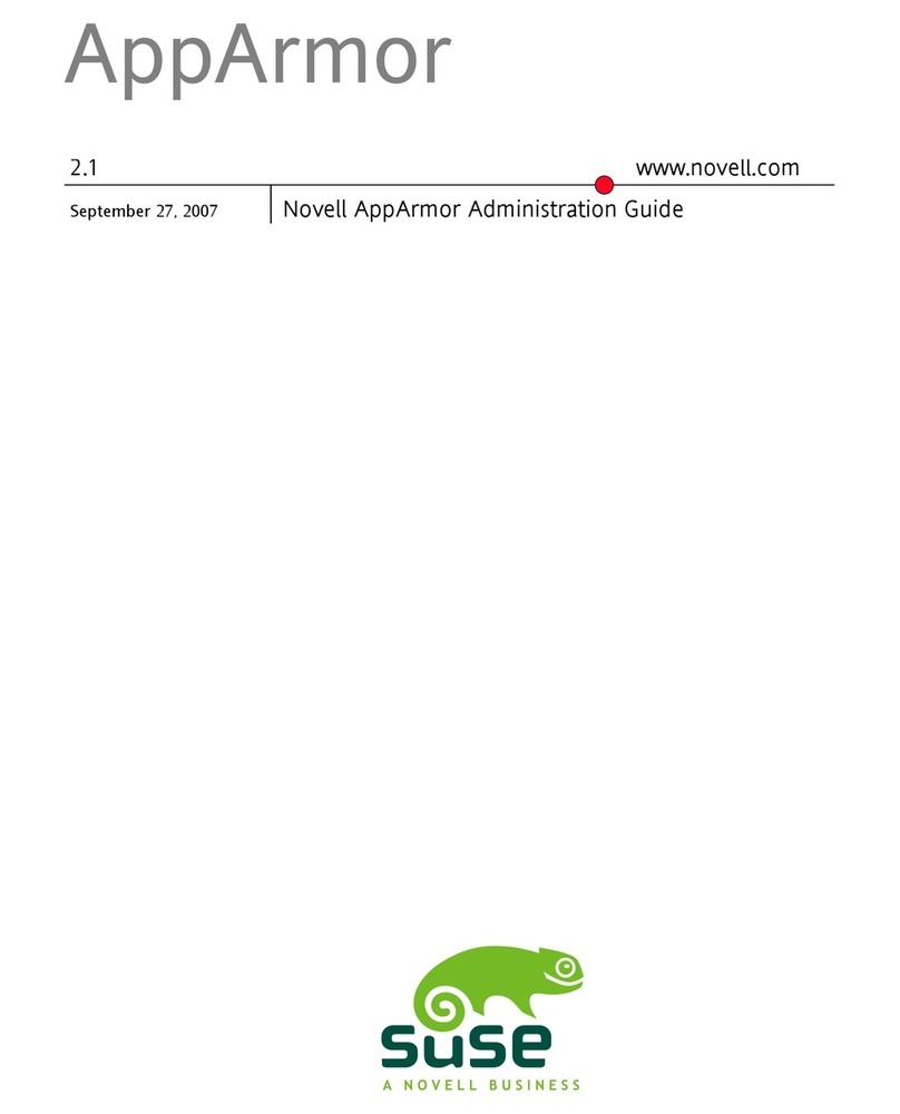 Novell APPARMOR 2.1 - Instruction Manual Novell APPARMOR 2.1 - Instruction Manual