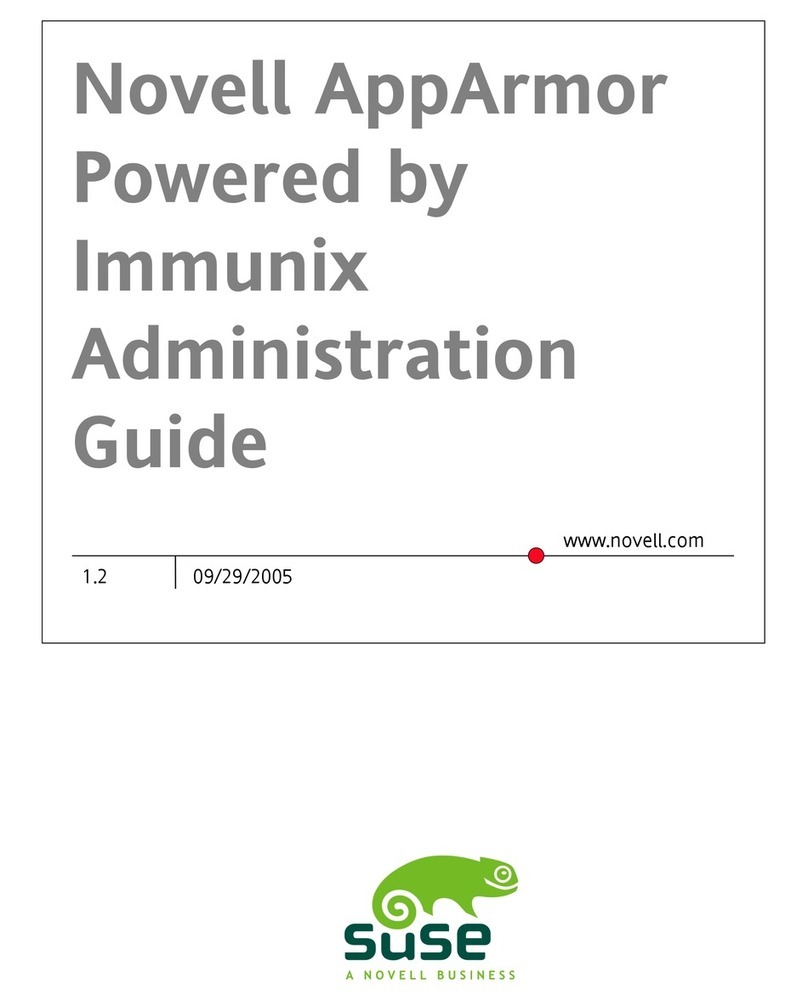 Novell APPARMOR 1.2 Administration guide