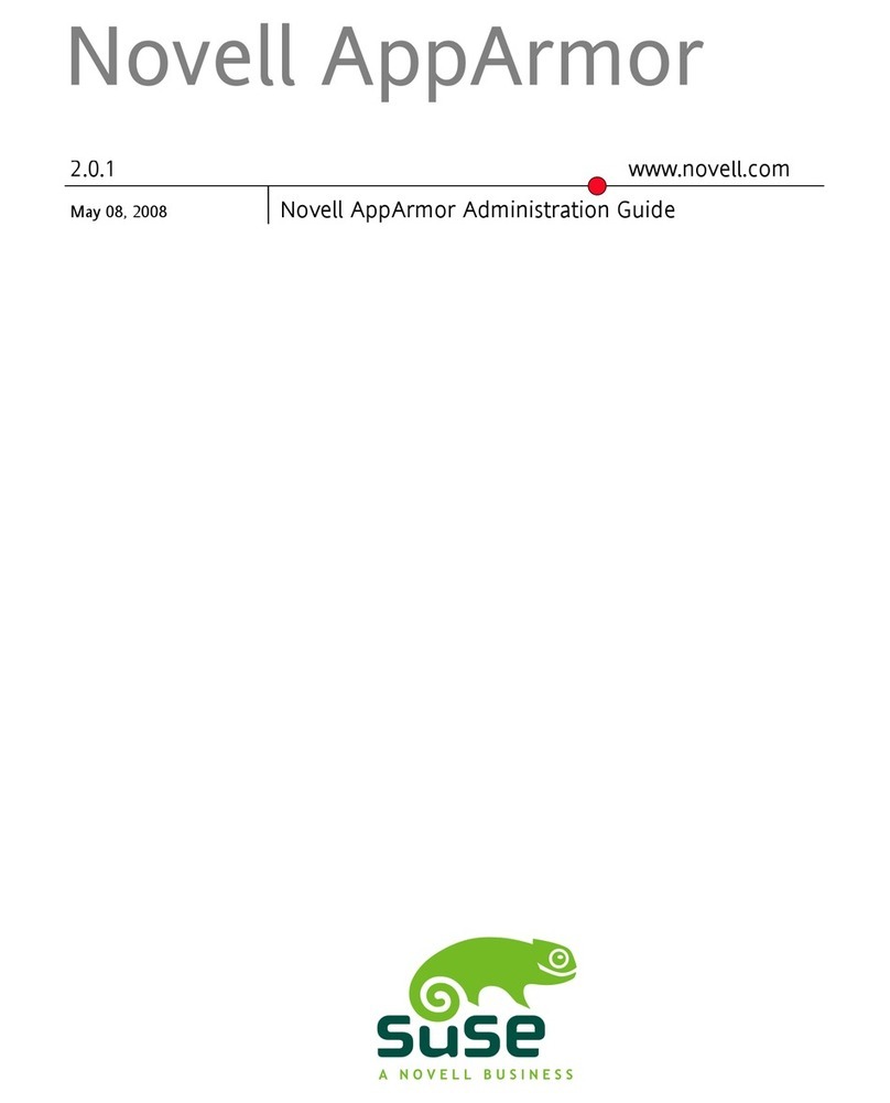 Novell APPARMOR 2.0.1 - ADMINISTRATION GUIDE... Instruction Manual