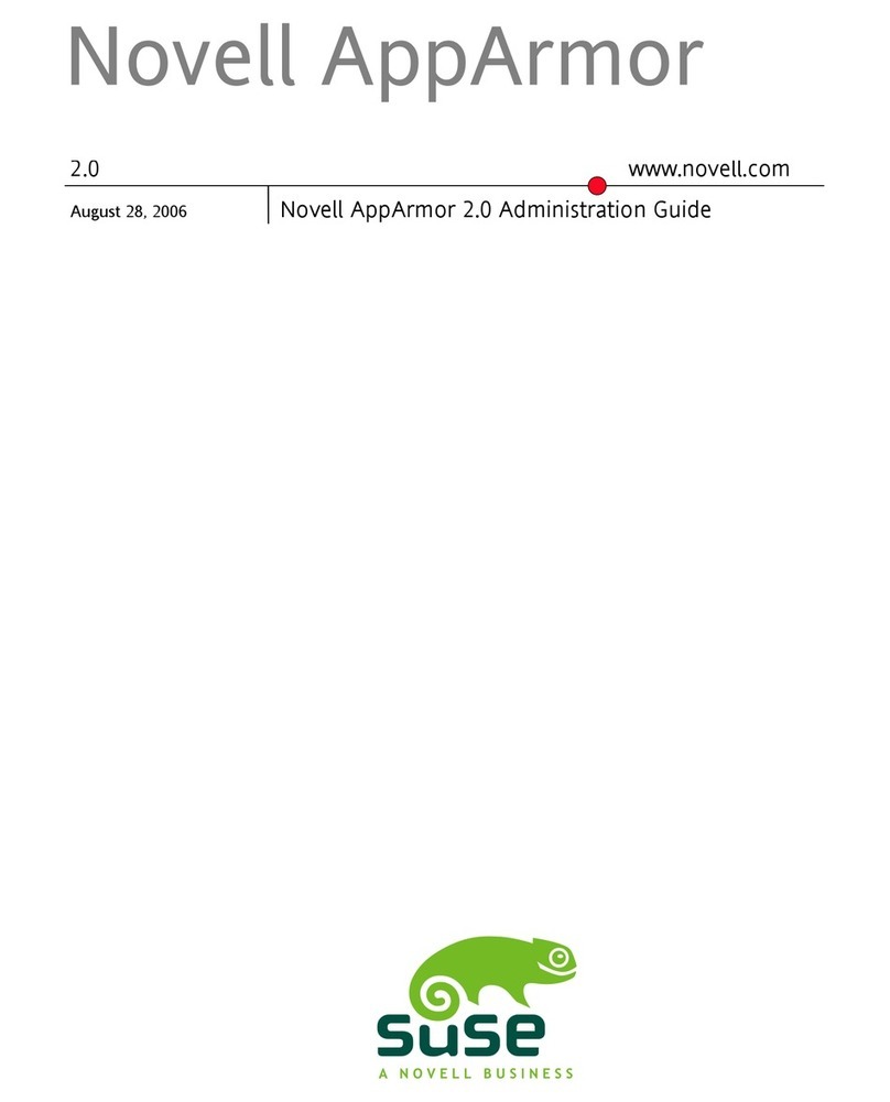 Novell APPARMOR 2.0 Instruction Manual