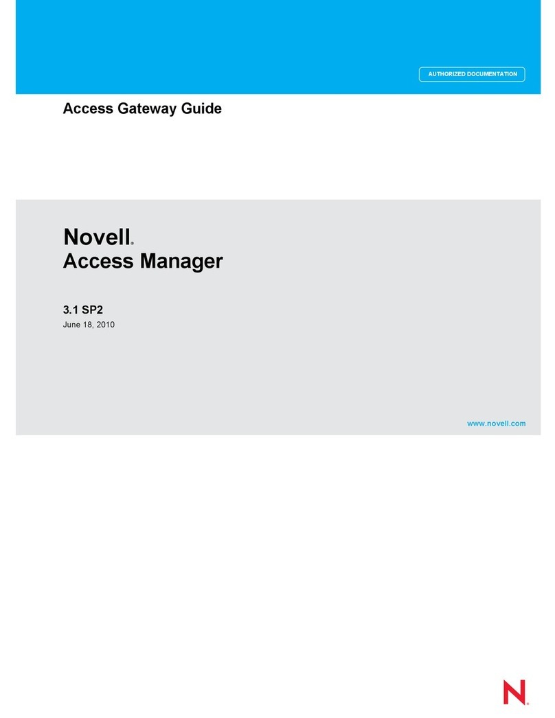 Novell ACCESS MANAGER 3.1 SP2 - README 2010 User manual