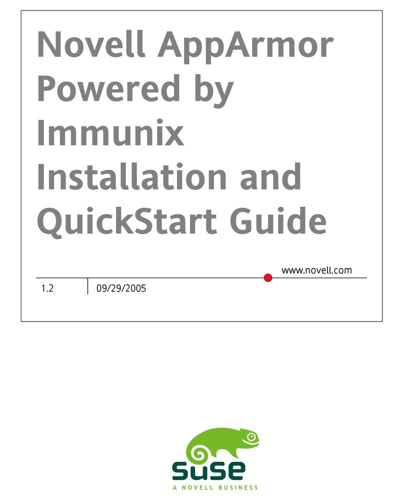 Novell APPARMOR 1.2 - QUICK GUIDE AND Datasheet