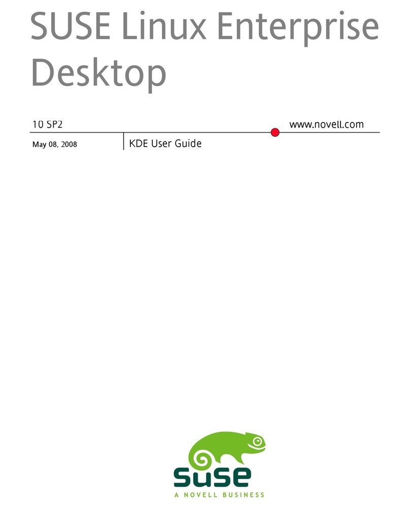 Novell LINUX ENTERPRISE DESKTOP 10 SP2 - KDE... User manual