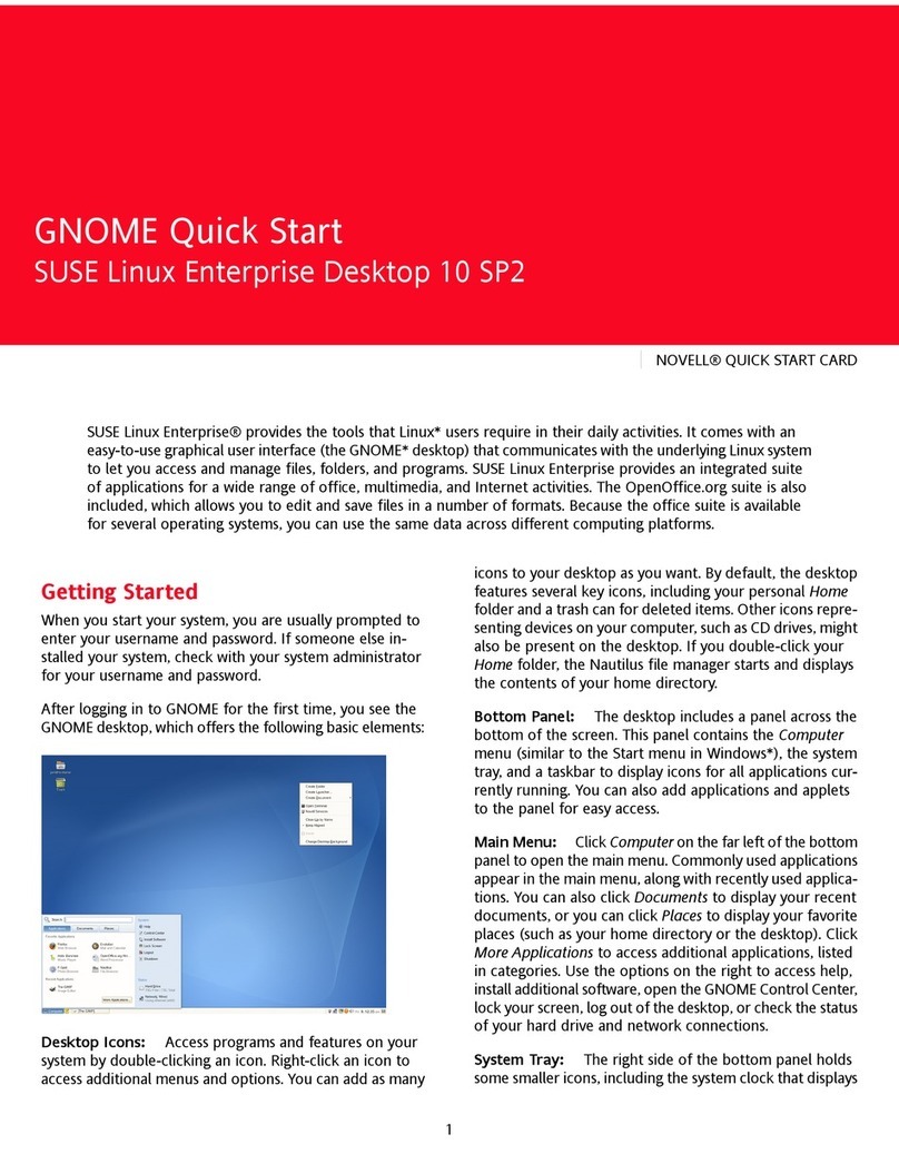 Novell LINUX ENTERPRISE DESKTOP 10 SP2 User manual