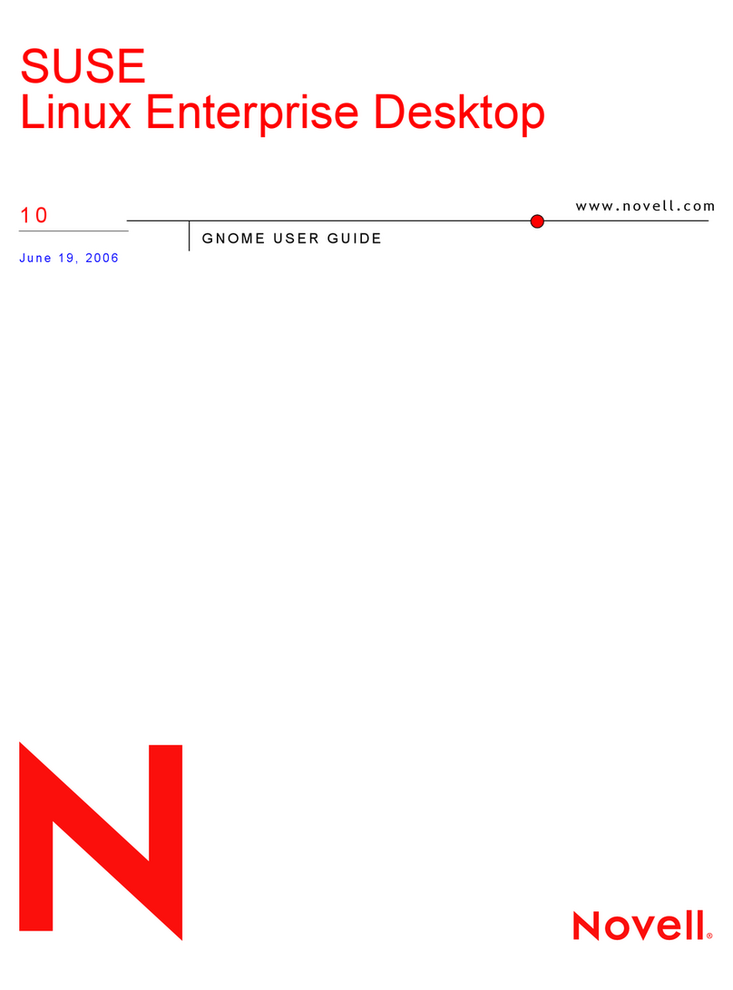 Novell LINUX ENTERPRISE DESKTOP 10 - GNOME... User manual