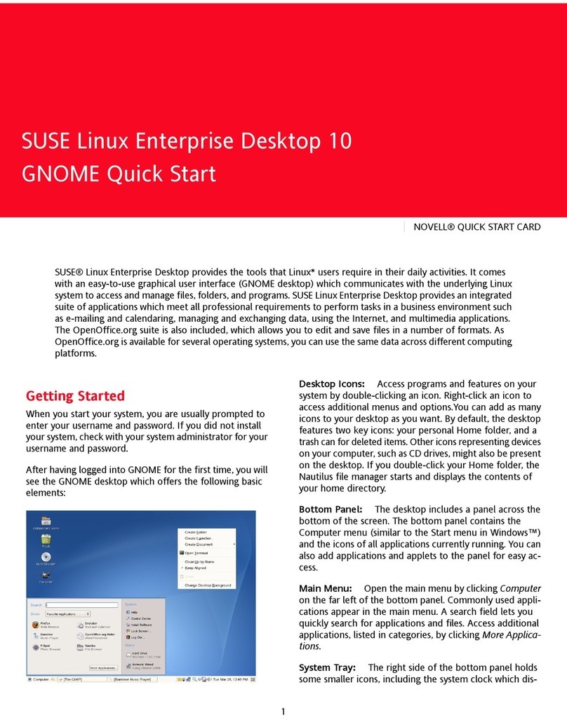 Novell SUSE LINUX ENTERPRISE SERVER 10 STORAGE User manual