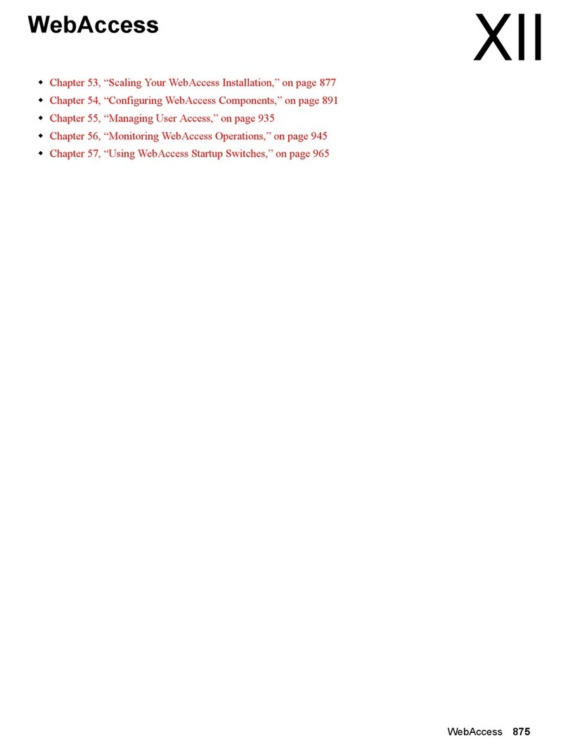 Novell GROUPWISE 8 - WEBACCESS manual Novell GROUPWISE 8 - WEBACCESS manual