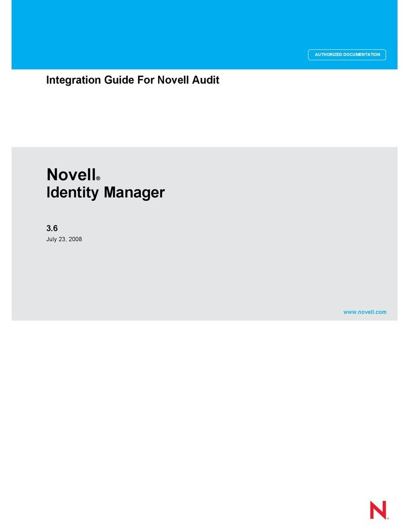Novell IDENTITY MANAGER 3.6. - INTEGRATION Quick setup guide Novell IDENTITY MANAGER 3.6. - INTEGRATION Quick setup guide