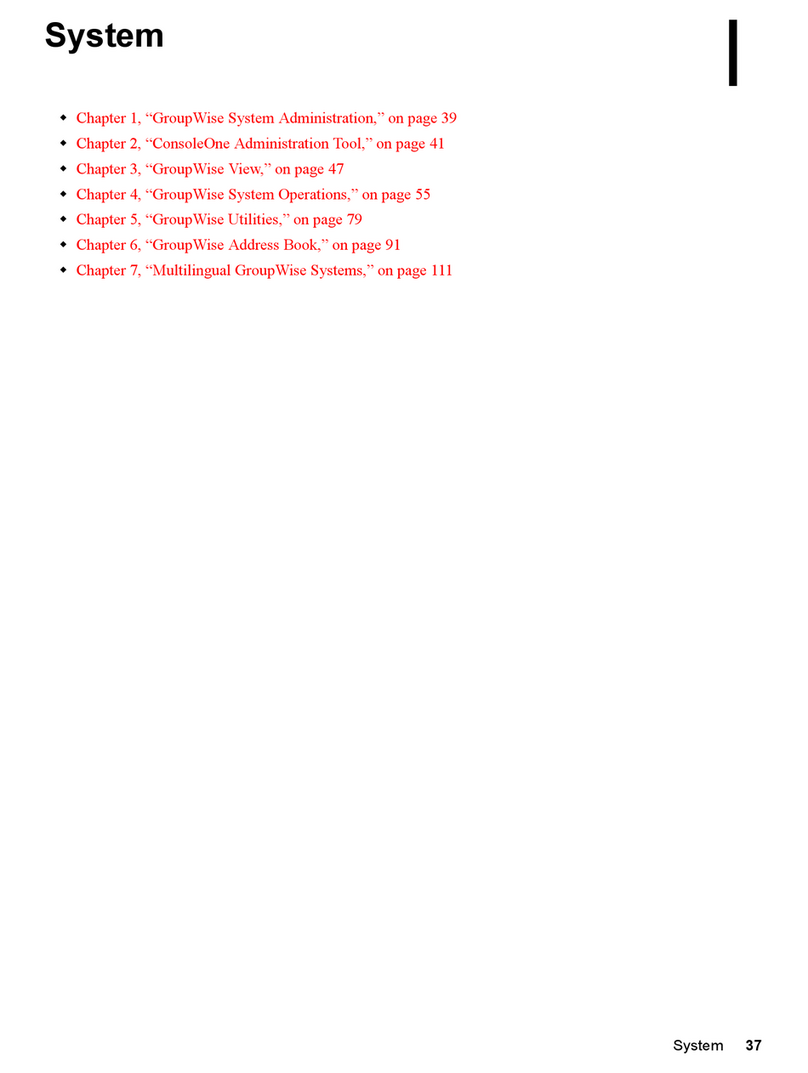 Novell GROUPWISE 8 - MONITOR manual