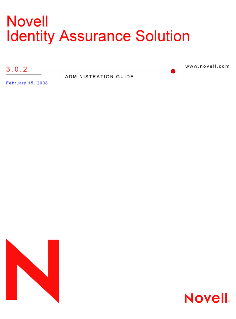 Novell IDENTITY ASSURANCE SOLUTION 3.0.2 -... User manual