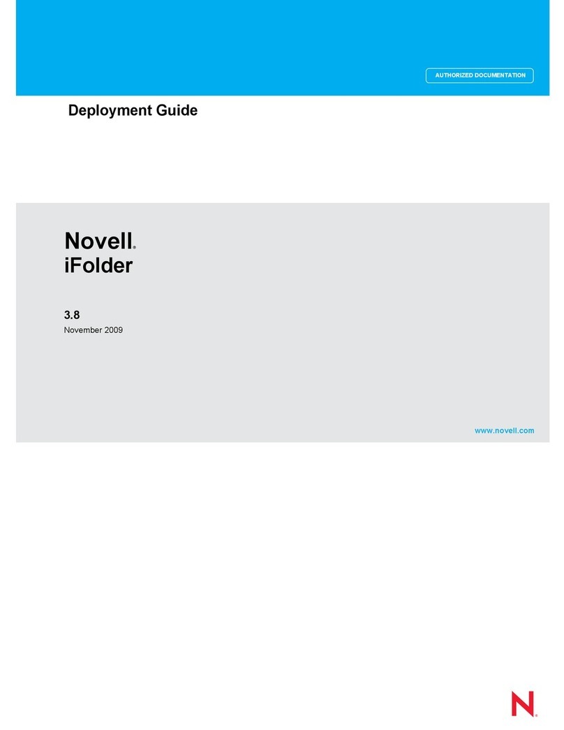Novell IFOLDER 3.8 - DEPLOYMENT Deployment guide
