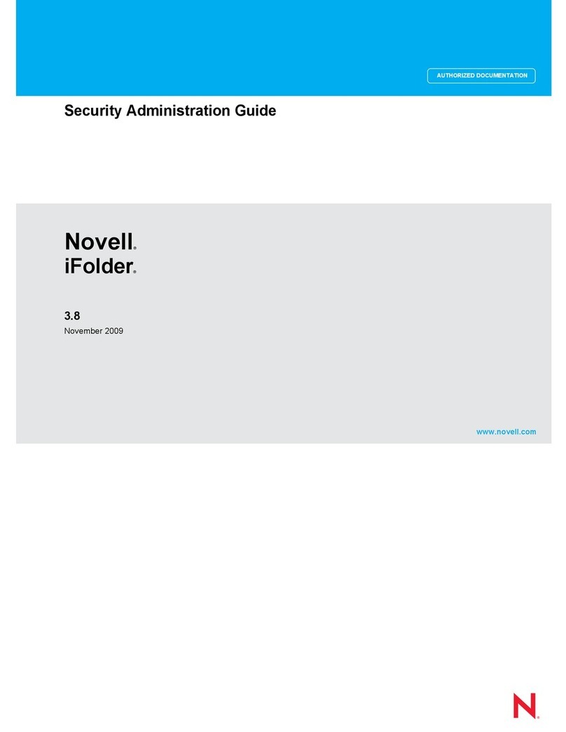 Novell IFOLDER 3.8 - CROSS-PLATFORM User manual