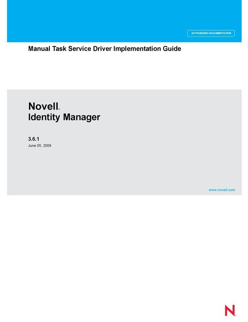 Novell IDENTITY MANAGER 3.6.1 - TASK SERVICE DRIVER Implementation guide