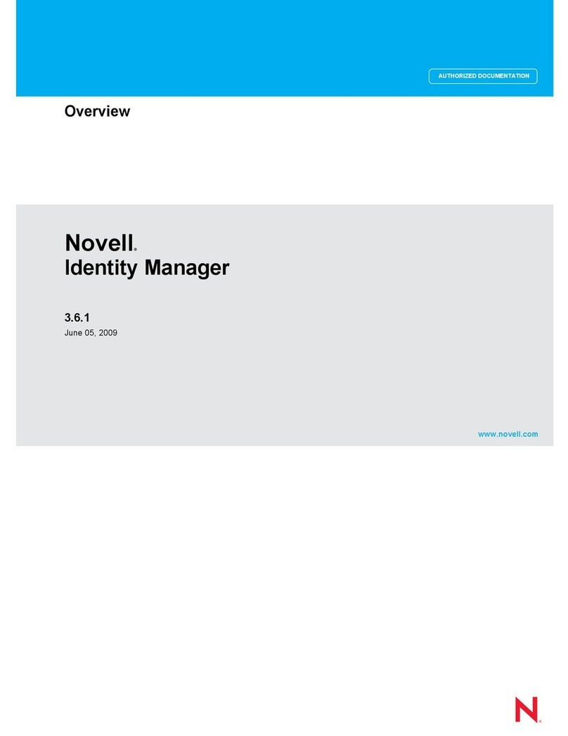 Novell IDENTITY MANAGER 3.6.1 Installation guide