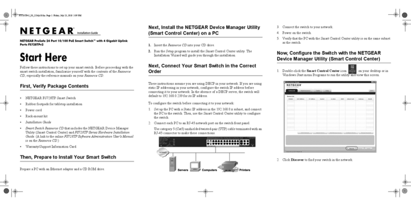 NETGEAR ProSafe FS728TPv2 User manual