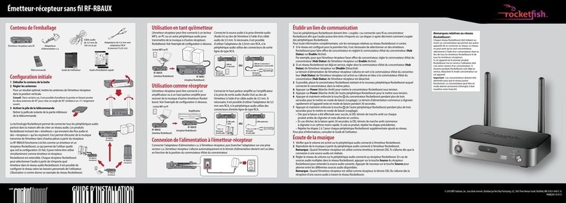 Rocket Fish RF-RBAUX User manual