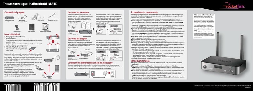 Rocket Fish RF-RBAUX Quick setup guide
