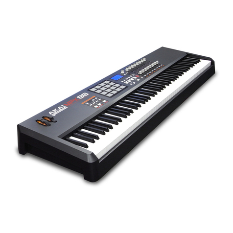 Akai MPK88 Operator's manual