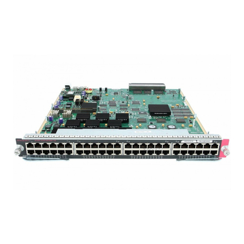 Cisco WS-X6148-GE-TX - Switch Hardware installation guide