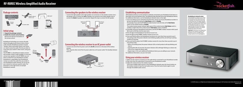 Rocket Fish RF-RBREC User manual