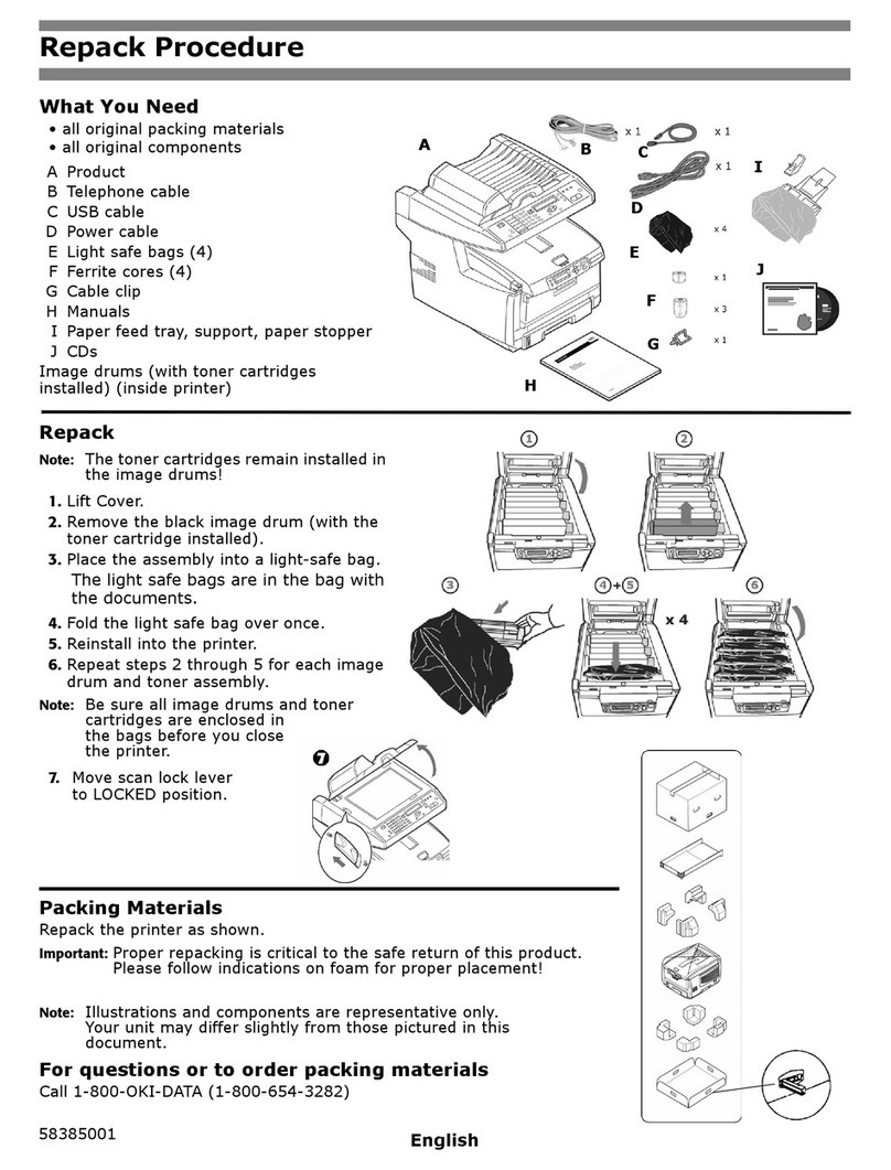 Oki C5550n MFP Manual