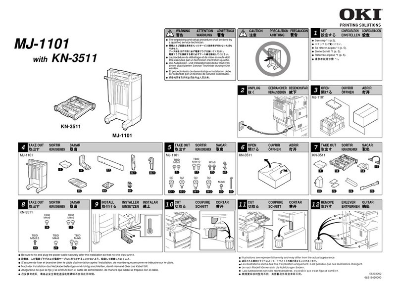 Oki CX 1145 MFP installation instructions
