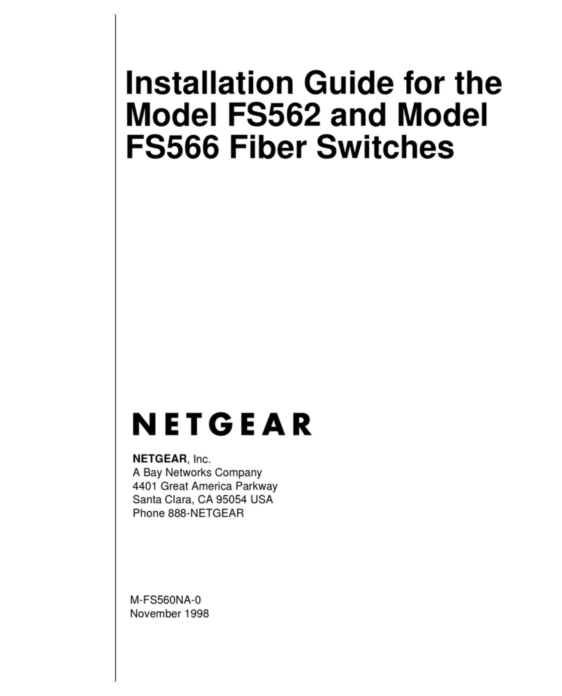 NETGEAR FS566 - Switch User manual NETGEAR FS566 - Switch User manual