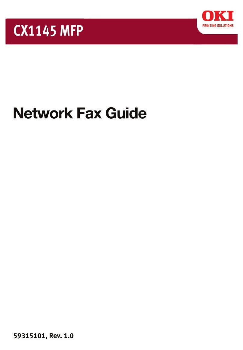 Oki CX 1145 MFP Fax guide