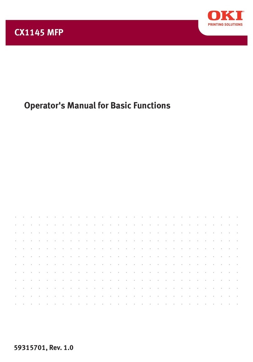 Oki CX 1145 MFP User manual