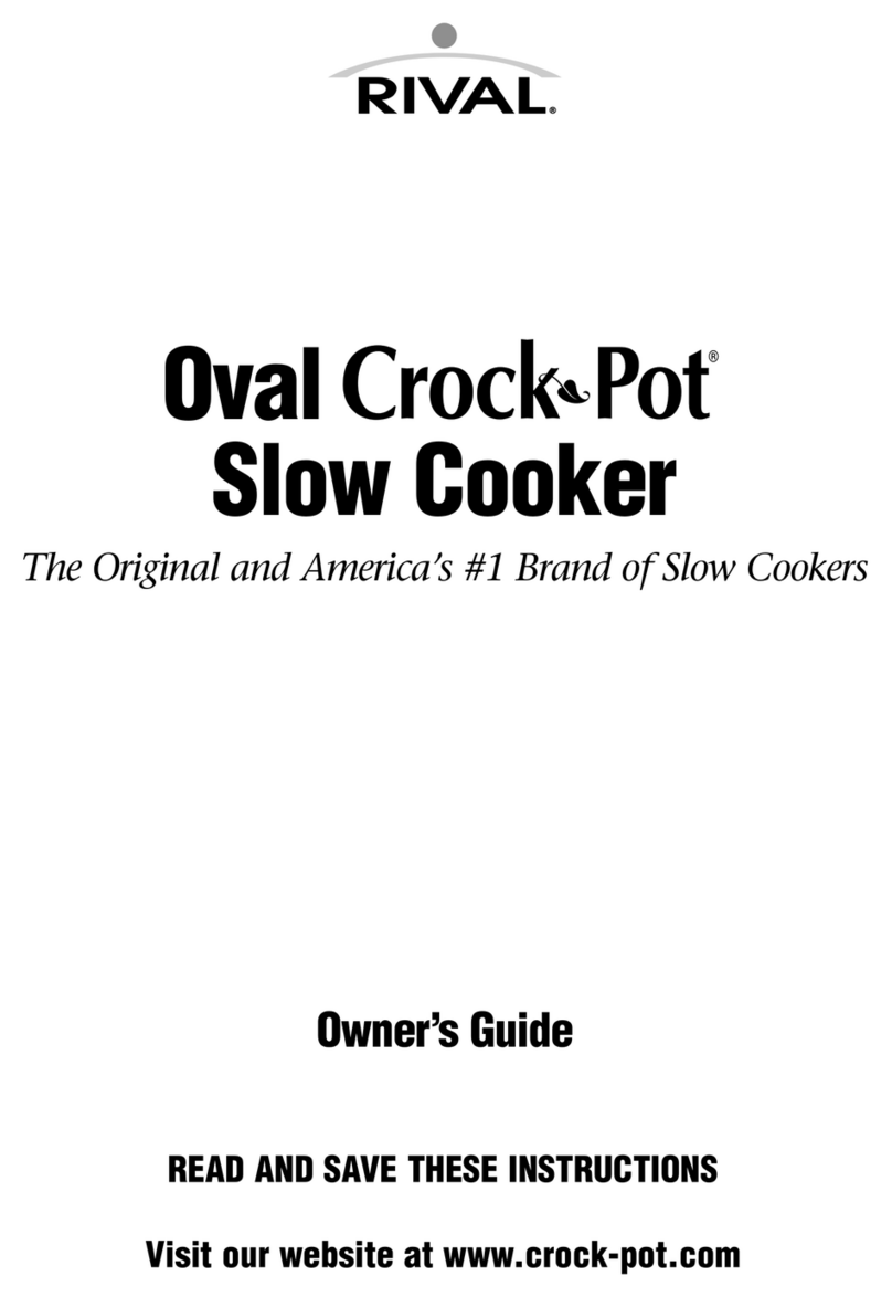 Rival Crock-Pot 5070 User manual