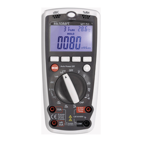 VOLTCRAFT MULTI-DMM MT-52 - V09-10 User manual
