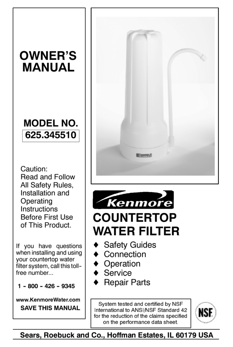 Kenmore 625.345510 User manual