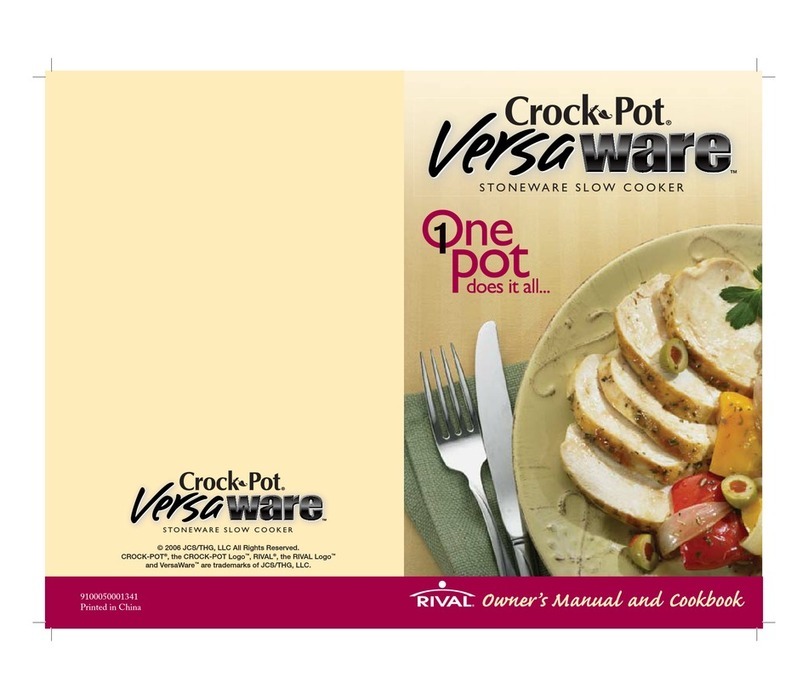 Crock-Pot VERSA WARE User manual